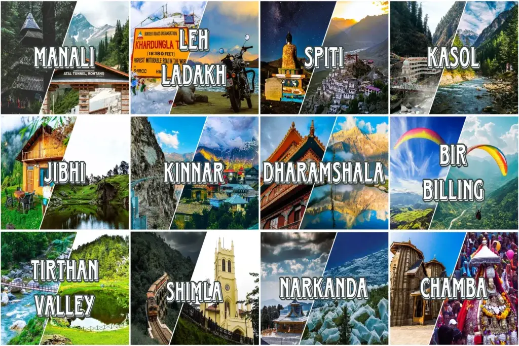 12 Best Himachal Tour Destinations by HimTrails