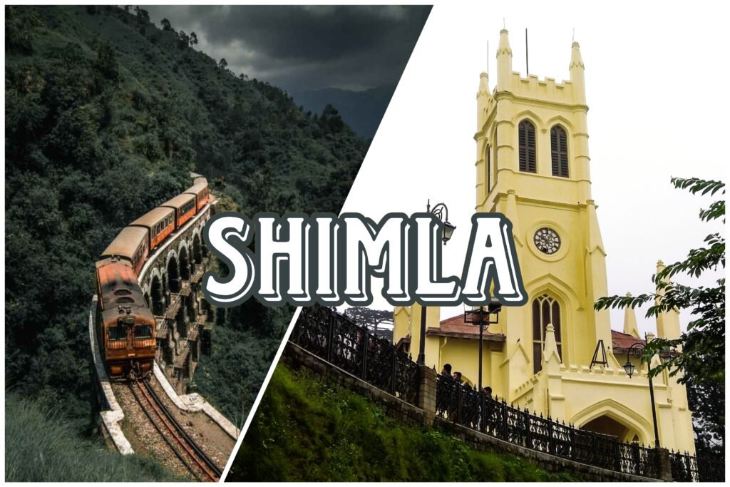 Colonial architecture and toy train route in Shimla
