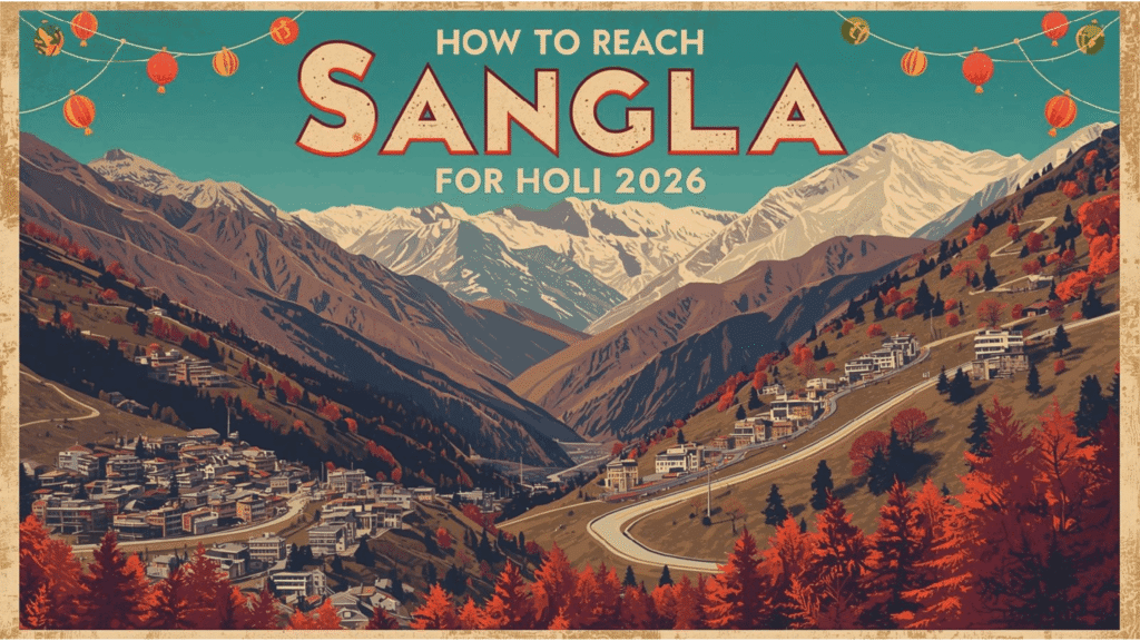 How to Reach Sangla for Holi 2026 including road, rail, and air options