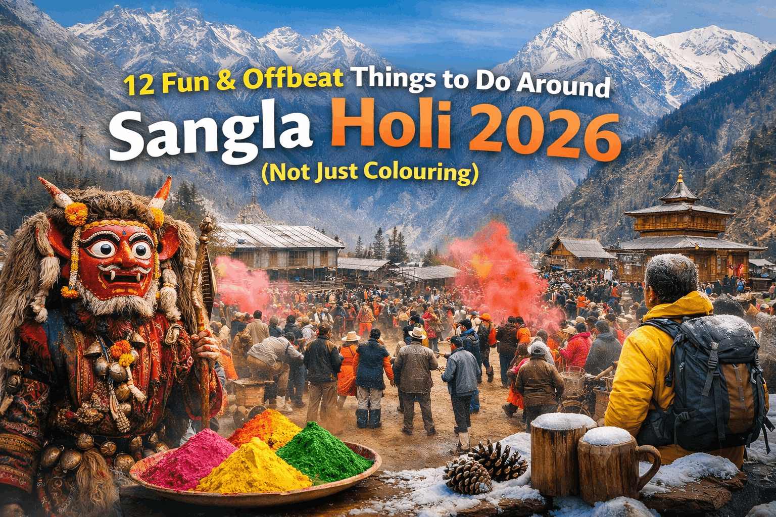 You are currently viewing 12 Fun & Offbeat Things to Do in Sangla During Holi 2026 (Not Just Colouring)