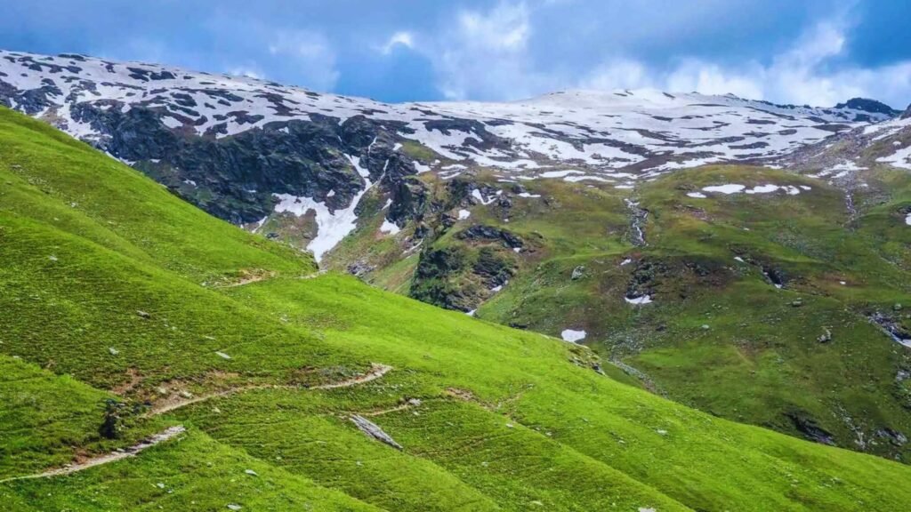 Bhrigu Lake Trek offering panoramic views of the Kullu and Solang valleys
