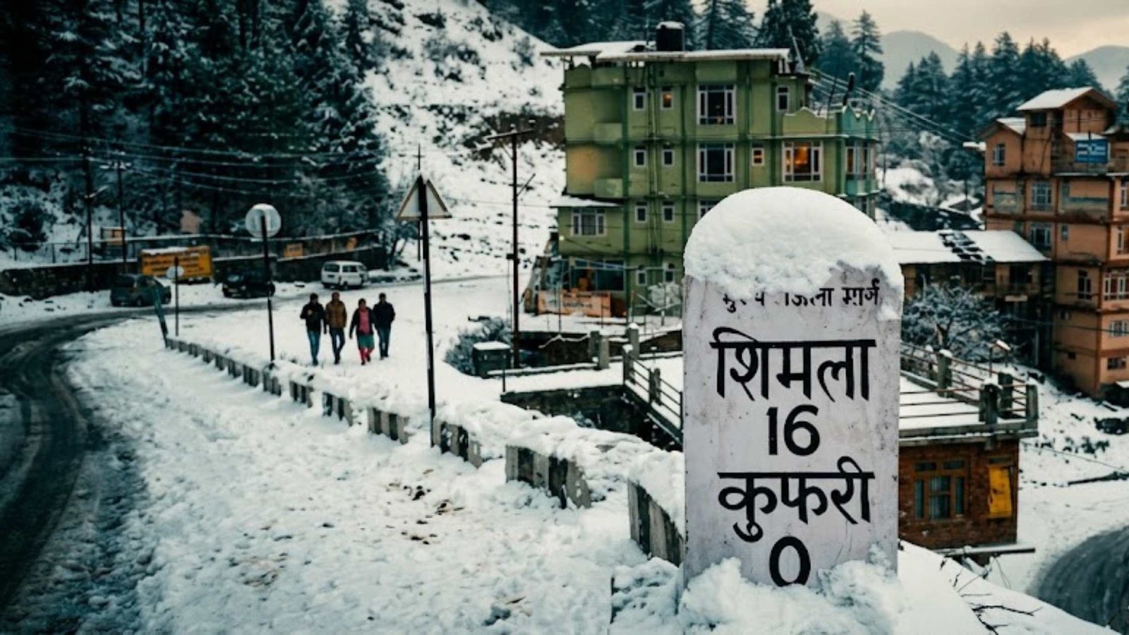 Kufri Shimla in Snow