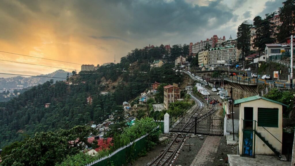 View From Old Bustand Shimla