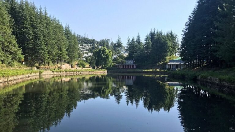 Tanni Jubbar Lake near Narkanda Shimla featuring calm waters and scenic forest views